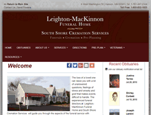 Tablet Screenshot of leightonmackinnon.com